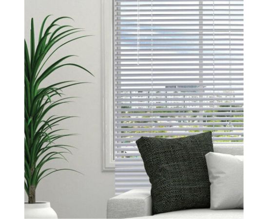 Горизонтальные жалюзи BRABIX 40x160 см алюминий цвет серебристый 606031 – изображение 10