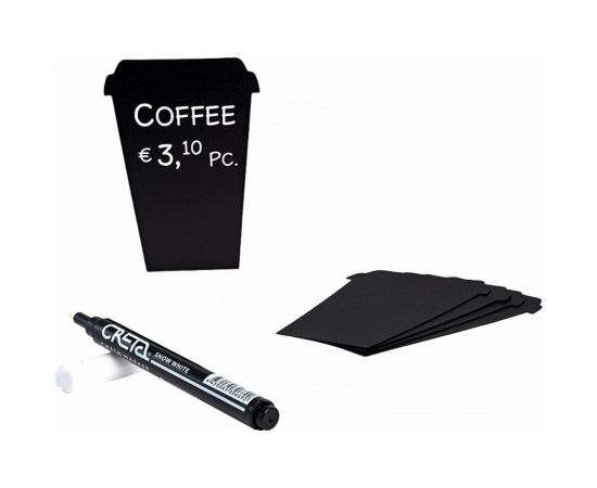 Набор меловых табличек ПК МАГС COFFEE CUPS, 20 штук в упаковке ФКС01-00025 
