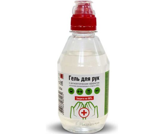 Гель для рук спиртовой с антисептическим эффектом 250 мл ОАО "Химик" 48014126 