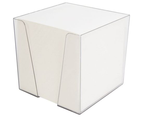 Кубарик РАНТИС прозрачный, тонированный, с белой бумагой, 9x9x9 см РПК03 