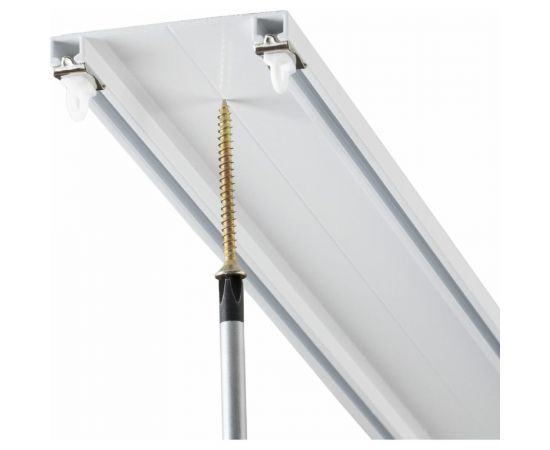Профильный алюминиевый карниз Arttex Facile twin 240 см белый А0000031777 