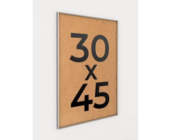 Фоторамка ООО Первое ателье Серебристая алюминиевая рамка 30x45 см Niel-2sm-30x45 