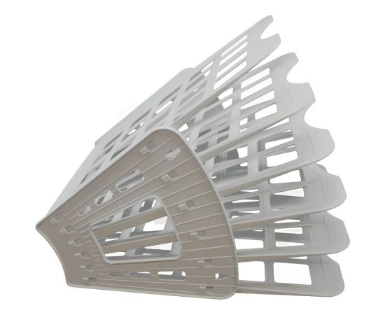 Веерный лоток Осколпласт 7-ти секционный, серый 2-07С 
