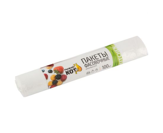 Фасовочные пакеты Рыжий кот 24x37см 100 шт в рулоне 310957 