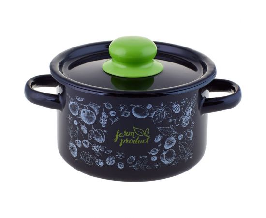 Цилиндрическая эмалированная кастрюля appetite Berry 1.5 л 1с15с/1 Berry 