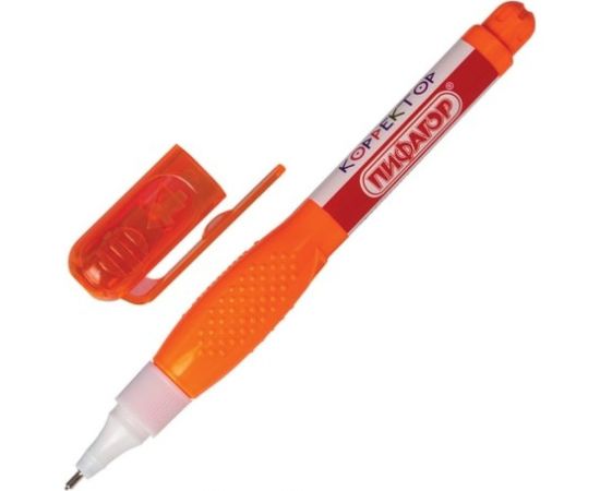 Ручка-корректор ПИФАГОР 6 мл, металлический наконечник 227145 