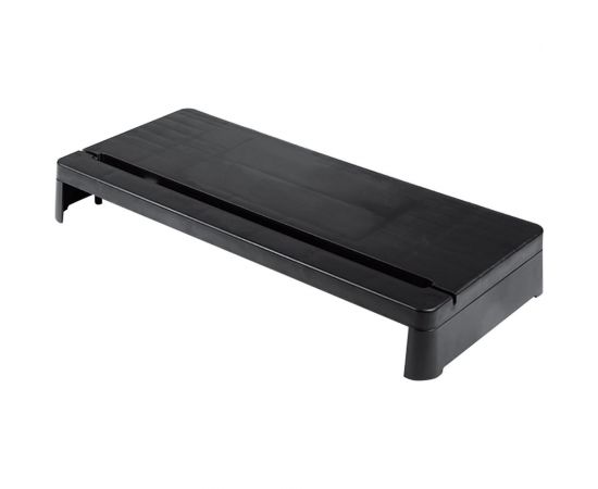 Подставка под монитор Стамм полистирол, 243х518х74 мм, черная ПМ10 