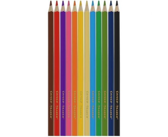 Набор цветных карандашей Каляка-Маляка 12 цветов шестигранные 3+ ККМ12 – изображение 2