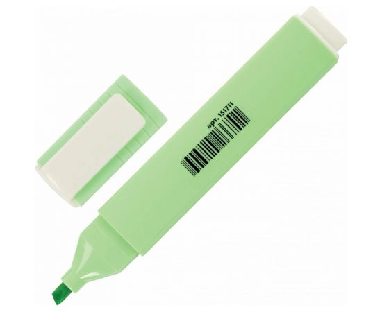 Текстовыделитель ЮНЛАНДИЯ COLORSTAR PASTEL, мята, линия 1-4 мм 151711 – изображение 2