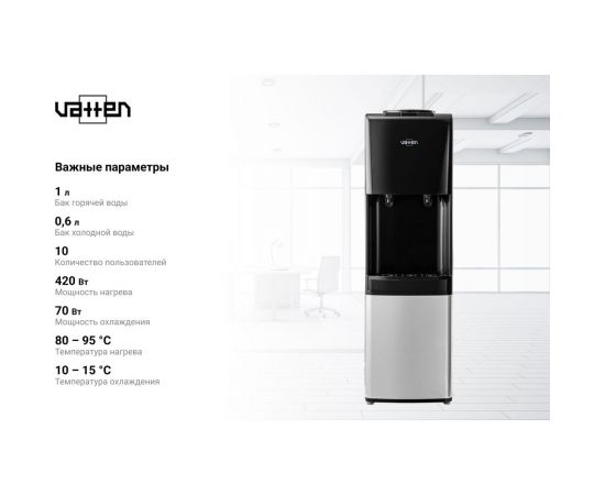 Кулер для воды VATTEN V42NE 3578 – изображение 3