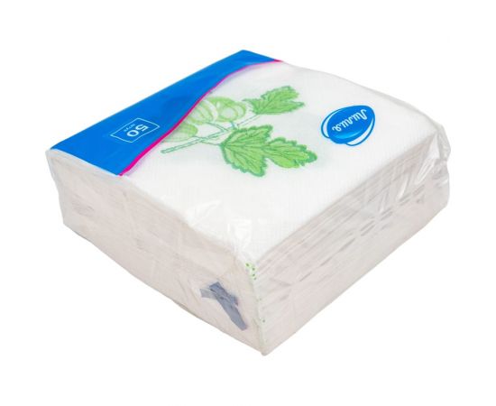 Салфетки бумажные 24x24 с рисунком Вкус лета 1слой 50листов Лилия 1602 – изображение 3