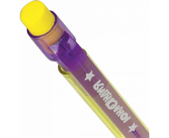 Механический карандаш ЮНЛАНДИЯ Юнландик-архитектор, корпус двуцветный, грип, ластик, 0,5 мм 181429 – изображение 3