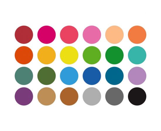 Восковые мелки Феникс + Зверята 24 цвета, 88x8 мм, круглый корпус, картонная коробка с европодвесом 59088 – изображение 3