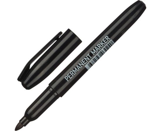 Перманентный маркер ООО Комус черный 2 мм 257237 – изображение 3