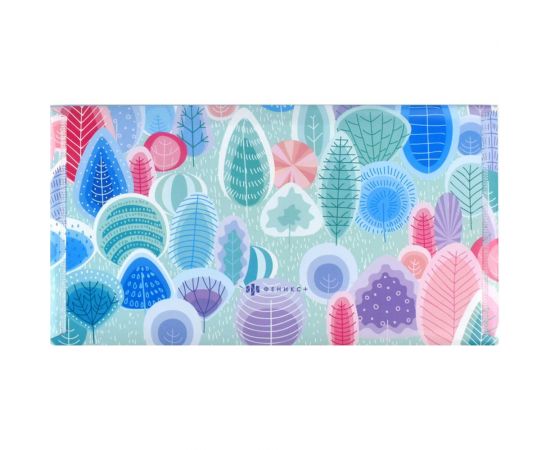 Папка для документов Феникс + СКАЗОЧНЫЙ ЛЕС полипропилен, 26x14 см, 1 отделение, кнопка, УФ-печать 59367 – изображение 4