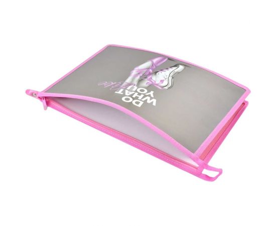 Папка для тетрадей Феникс + Будь разной полипропилен, А4, 33x23x7 см, 1 отделение, молния, дно с расширением, УФ-печать, полноцветный дизайн 59601 – изображение 4