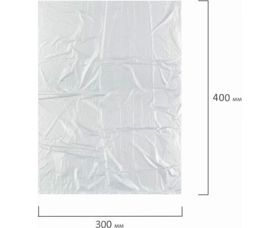 Фасовочные пакеты ЛАЙМА 30х40 см, 500 шт, ПНД, 15 мкм 605954 – изображение 4