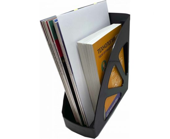 Вертикальный накопитель ОСКОЛПЛАСТ XL ЭКО черный 600-02 – изображение 4