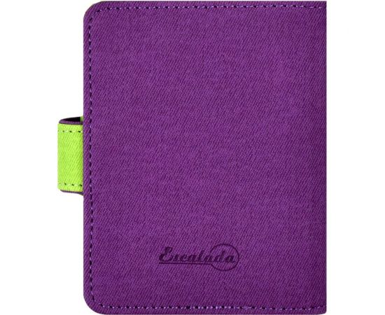 Визитница Феникс + Джинс фиолетовый, салатовый, 110x80 мм, 16 односторонних карманов, ПВХ, застежка - скрытая кнопка 45955 – изображение 5