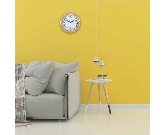 Настенные круглые часы Apeyron цвет корпуса бежевый, пластик, 23 см PL200906 – изображение 5