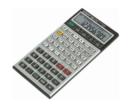 Двухстрочный инженерный калькулятор STAFF STF-169 143х78мм, 242 функции, 10+2 разрядов, 250138 – изображение 5