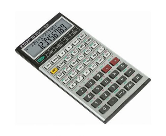 Двухстрочный инженерный калькулятор STAFF STF-169 143х78мм, 242 функции, 10+2 разрядов, 250138 – изображение 6