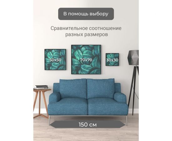 Фоторамка ООО Первое ателье Черная алюминиевая рамка 60x60 см Niel-2nm-60x60 – изображение 7