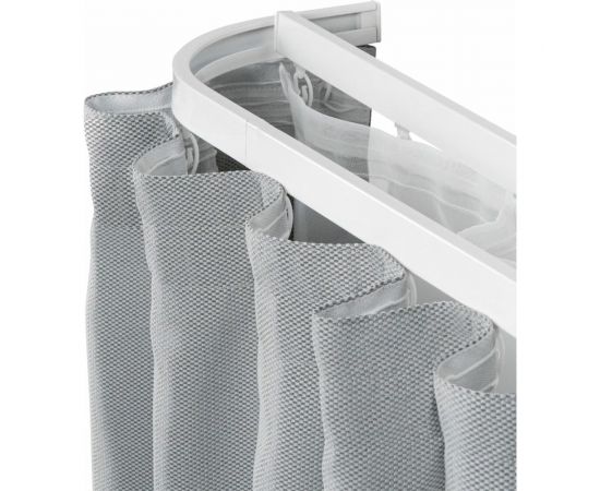 Профильный алюминиевый карниз Arttex Facile standard 200 см белый А0000030891 – изображение 7