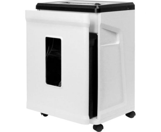 Уничтожитель документов ГЕЛЕОС DIN P-2, полоса 3,9мм, 17-21 лист70г/м2, CD/пл.карты/скрепки/скобы, 26 литров УМ26-2 – изображение 7