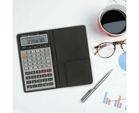 Двухстрочный инженерный калькулятор STAFF STF-169 143х78мм, 242 функции, 10+2 разрядов, 250138 – изображение 10