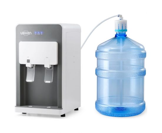 Кулер VATTEN LD54JK выносная бутыль, настольный, серый УТ-00001033 