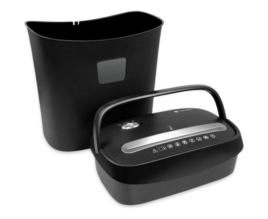 Уничтожитель документов ГЕЛЕОС DIN P-4, фрагмент 3,9х35мм, 8-10 лист70г/м2, пл. карты/скобы, 15 литров УД15-4 