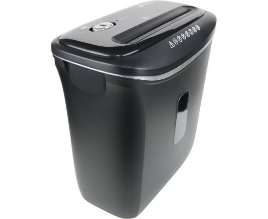 Уничтожитель документов ГЕЛЕОС DIN P-5, фрагмент 1,9х12мм, 5-6 лист70г/м2, пл. карты/скобы, 14 литров, УД14-5 