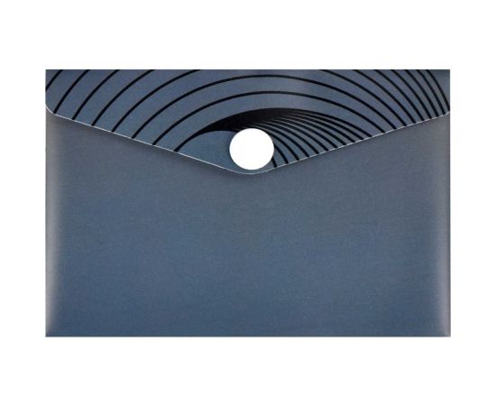 Пластиковая папка для карт и визиток Феникс + ВИХРИ полипропилен, 10.5x7.4 см, 1 отделение, кнопка, печать в 1 краску 59394 