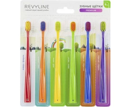 Набор зубных щеток Revyline SM5000 6 шт 5219 