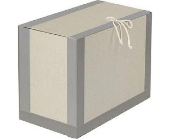 Архивный короб STAFF 410х300х200 мм, переплетный картон/бумвинил, завязки, до 1700 л 112162 