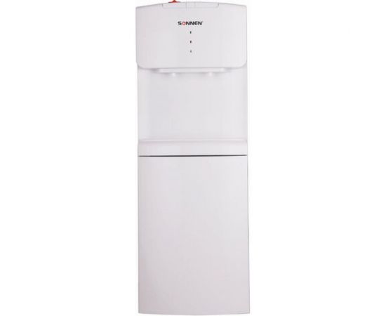 Кулер-водораздатчик SONNEN без нагрева и охлаждения, FS-02N, напольный, 2 крана, белый 454995 – изображение 2