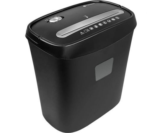 Уничтожитель документов ГЕЛЕОС DIN P-4, фрагмент 3,9х35мм, 8-10 лист70г/м2, пл. карты/скобы, 15 литров УД15-4 – изображение 2