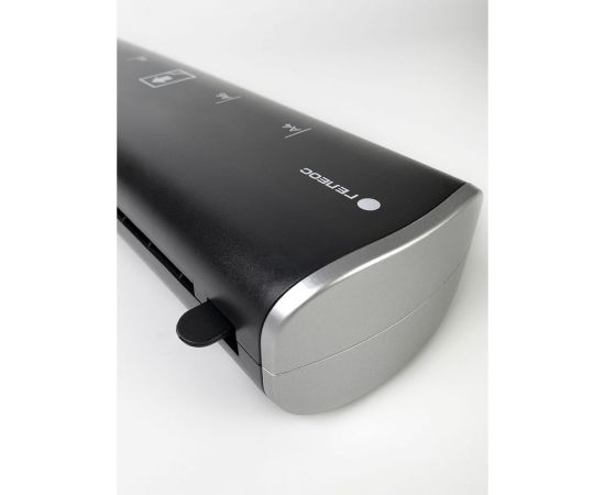 Ламинатор бумаги, фотобумаги ГЕЛЕОС ЛМ Модерн, черный с серебром, А4, толщина пленки 75-125 мкм, для горячего и холодного ламинирования ЛМ-А4МЧС – изображение 2