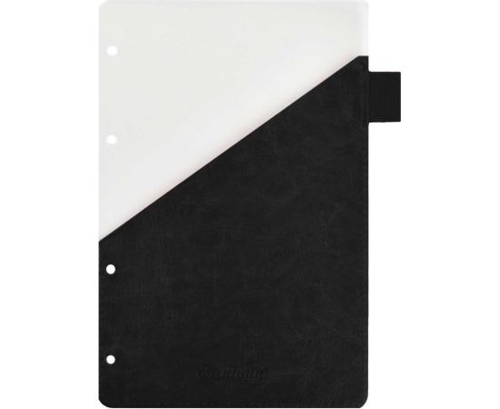 Сменный разделитель Феникс+ 150 САРИФ ЧЁРНЫЙ пластик, искусственная кожа сариф, 135x205 мм, карманы для визиток и документов, петля для ручки, ПЭТ-пакет 50299 – изображение 2