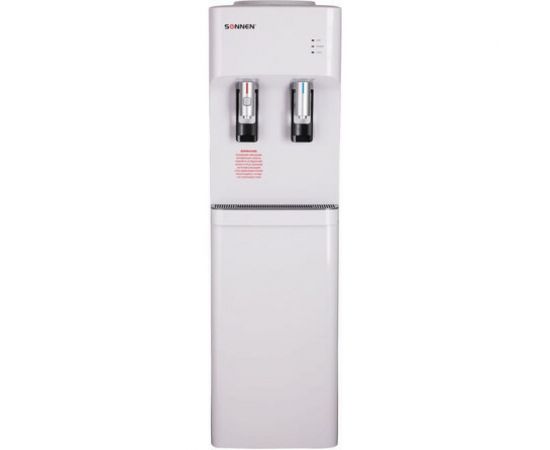 Кулер для воды SONNEN FSE-02H, напольный, нагрев/охлаждение электронное, 2 крана, белый 454997 – изображение 2