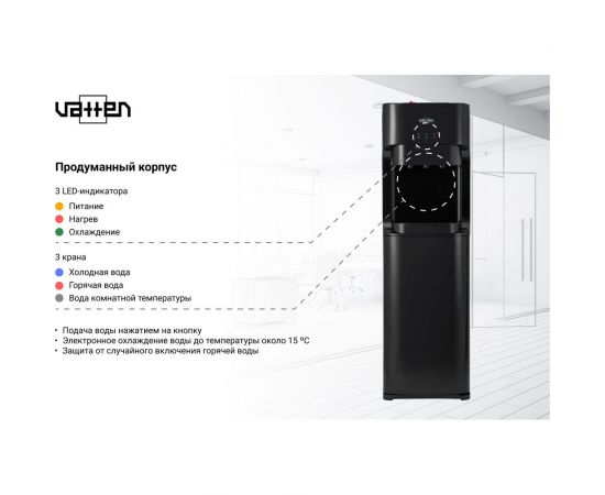 Кулер для воды VATTEN L45NE 6165 – изображение 2