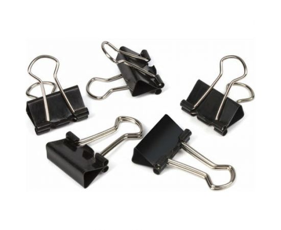 Зажимы для бумаг 12 шт в упаковке Staff EVERYDAY КОМПЛЕКТ 19 мм на 60 листов черные карт.кор. 12 шт 224606 – изображение 2