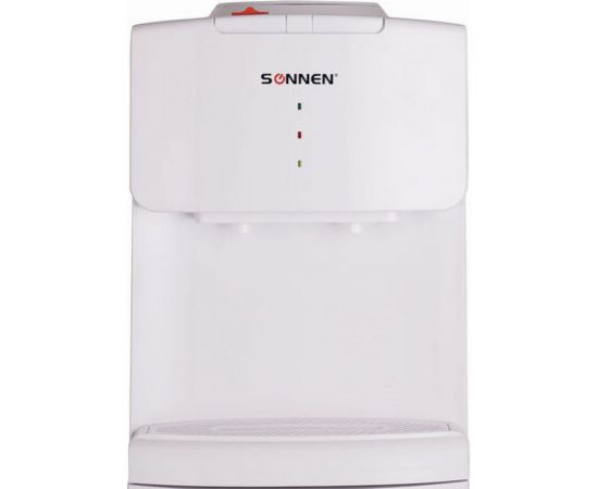 Кулер-водораздатчик SONNEN без нагрева и охлаждения, FS-02N, напольный, 2 крана, белый 454995 – изображение 3