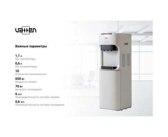 Кулер для воды VATTEN L45WE 5571 – изображение 3