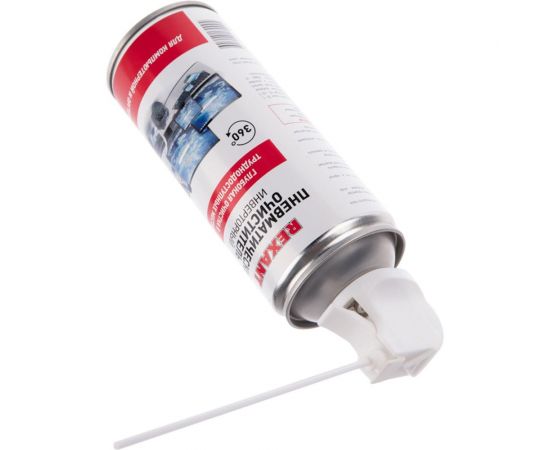 Пневматический инверторный очиститель REXANT DUST OFF 230 мл, аэрозоль 85-0001-1 – изображение 4