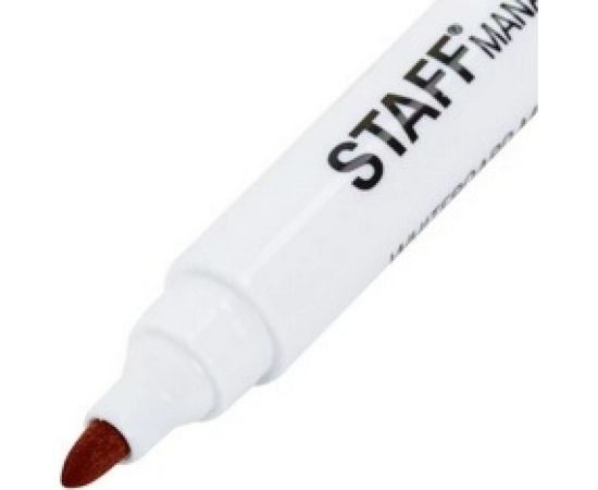 Маркеры для белой доски на магните со стирателем STAFF НАБОР Manager 4 цвета, 3 мм 152006 – изображение 4