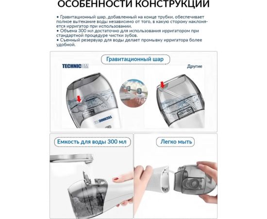 Портативный ирригатор TECHNICOM TC-101 – изображение 6