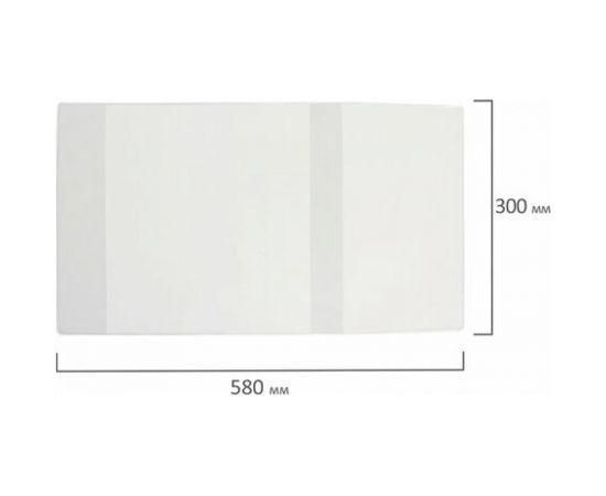 Полипропиленовая обложка для учебников и тетрадей ПИФАГОР А4, контурных карт, универсальная, 100 мкм, 300х580 мм 229367 – изображение 7