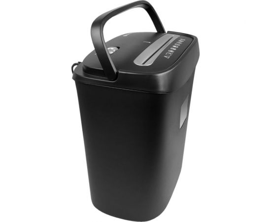 Уничтожитель документов ГЕЛЕОС DIN P-4, фрагмент 3,9х35мм, 8-10 лист70г/м2, пл. карты/скобы, 15 литров УД15-4 – изображение 7